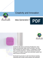 Creativity and Innovation: Idea Generation Techniques