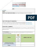 Writing - Speaking Activities File PDF