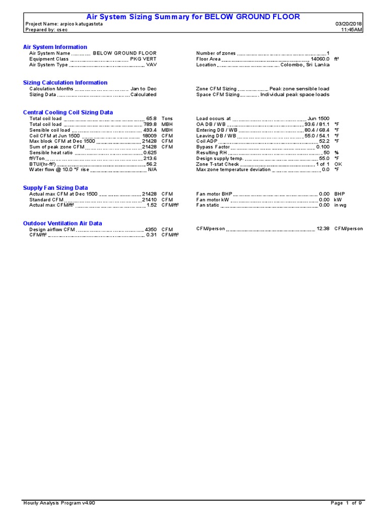 Air System Sizing for Engineers | PDF | Atmospheric Thermodynamics ...