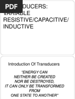 Resistive Transducer