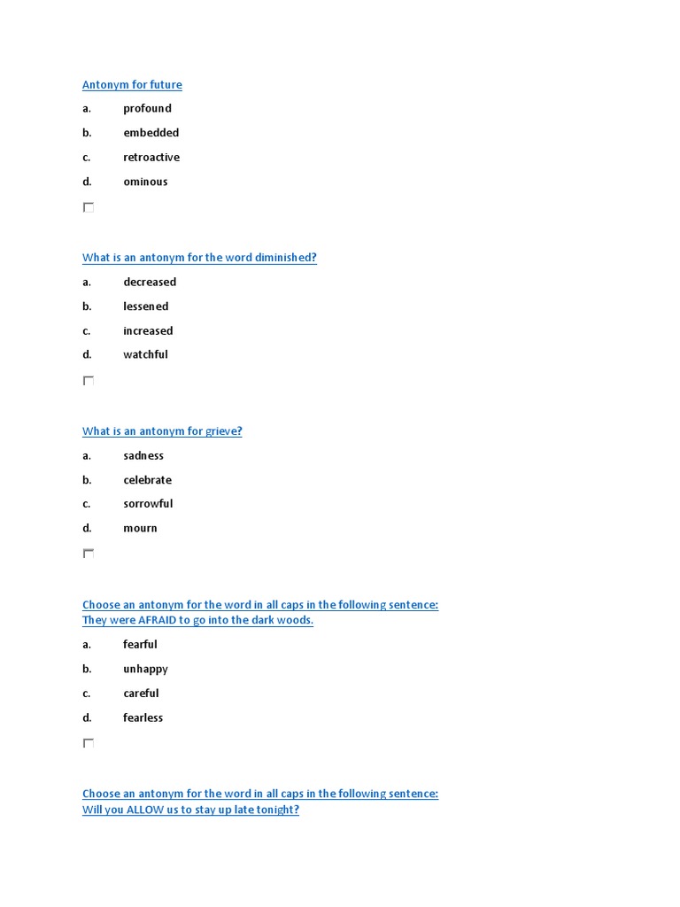 Practice of Synonyms for Intermediate Level Learners Lexicology