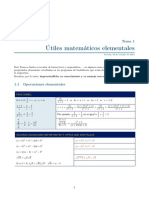 Operaciones Elementales para Todo Estudiante Basico