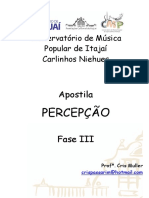 Conservatório de Música Popular de Itajaí: Apostila de Percepção Musical