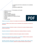 Modelo para Elaborar Informe de Laboratorio