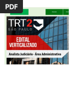 Edital Verticalizado - TRT 2 - AJAA