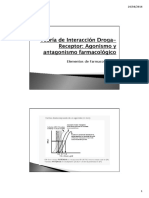 Clase 6 y 7 - Interacción Droga Receptor PDF