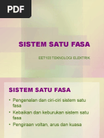 Sistem Satu Fasa