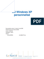 CD Windows XP Personnalise