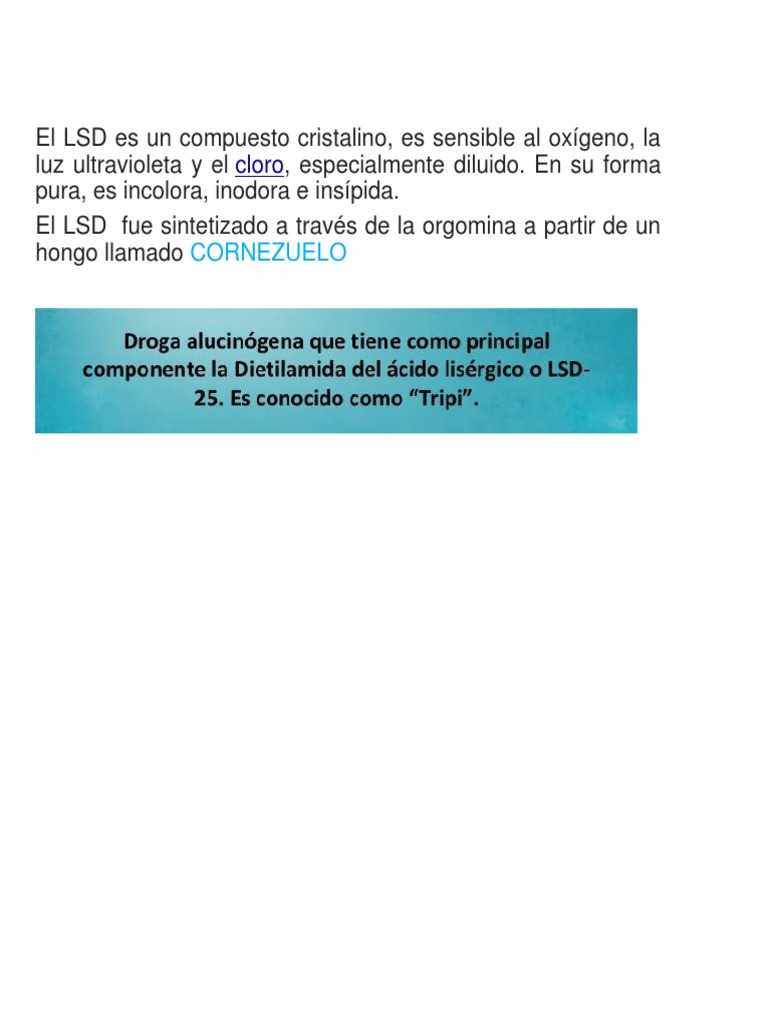 LSD Droga | PDF