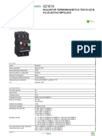 GZ1E10 disjuntor termomagnético folha de dados