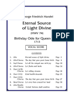 Handel Ode To Queen Anne PDF