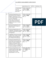 Specification For Electrical Management