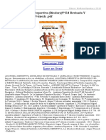 Anatomia Deportiva (Bicolor) (5 Ed Revisada Y Ampliada)