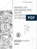 Manual of Standards for Blood Collection Units in the Philippines