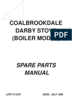 Coalbrookdale Darby Stove (Boiler Model) : Spare Parts Manual