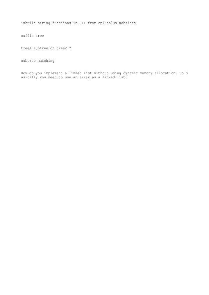 C++ String Functions and Linked Lists | PDF