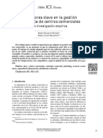 Factores de Gestion de Centros Comerciales