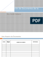 Elaboración de Documentos de La Calidad