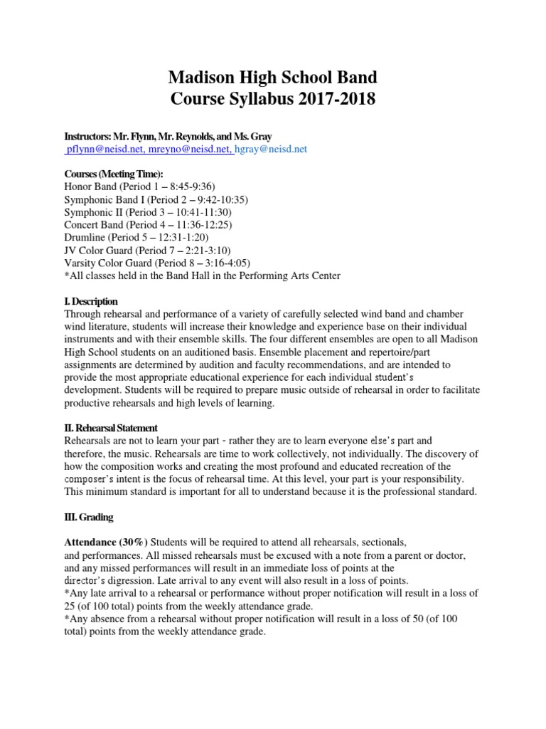 20172018 Syllabus Band PDF Change Cognition