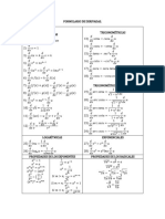 Formulario completo de derivadas