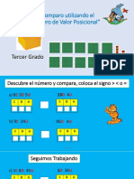 Comparo Utilizando El Tablero de Valor 4to D