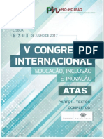 Atas Do v Congresso Pró-Inclusão 2017