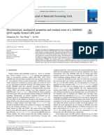 Microstructure, Mechanical Properties and Residual Stress of a 2205DSS Q235 Rapidly Formed LBW Joint