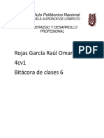 Bitacora Clases Del 16 de Abril Al 19 de Abril 2018 Rojas García Raúl Omar PDF