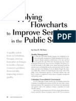 Applying Flowcharts Improve Service Public Sector: To in The