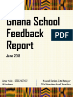 Ghana School Feedback Report