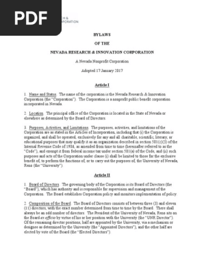 Bylaws