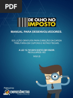 Manual de Olho No Imposto 0 13 - Desenvolvedores