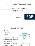 EET 3350 Digital Systems Design Textbook: John Wakerly: Counters