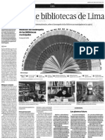 Ranking Bibliotecas de Lima 2015 (El Comercio Artículo)