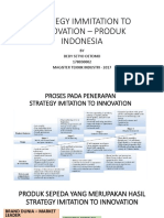 Strategy Immitation To Innovation - Produk Indonesia