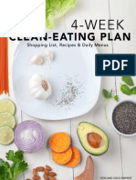 4 Week Clean Eating Plan