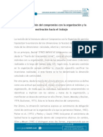  Compromiso Con La Organización y La Motivación Hacia El Trabajo