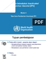 Modul 4 - Tata Cara Pemberian Imunisasi IPV