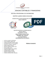 Identificación de la problemática ambiental en Muyurina