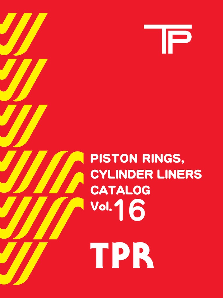 TPR Piston Rings Catalogue for Japanese Vehicles Vol16; Кольца