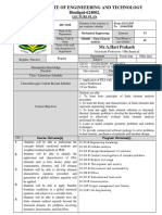 Lecture Plan - FEA