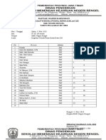 Daftar Hadir Kegiatan Apel Jurusan