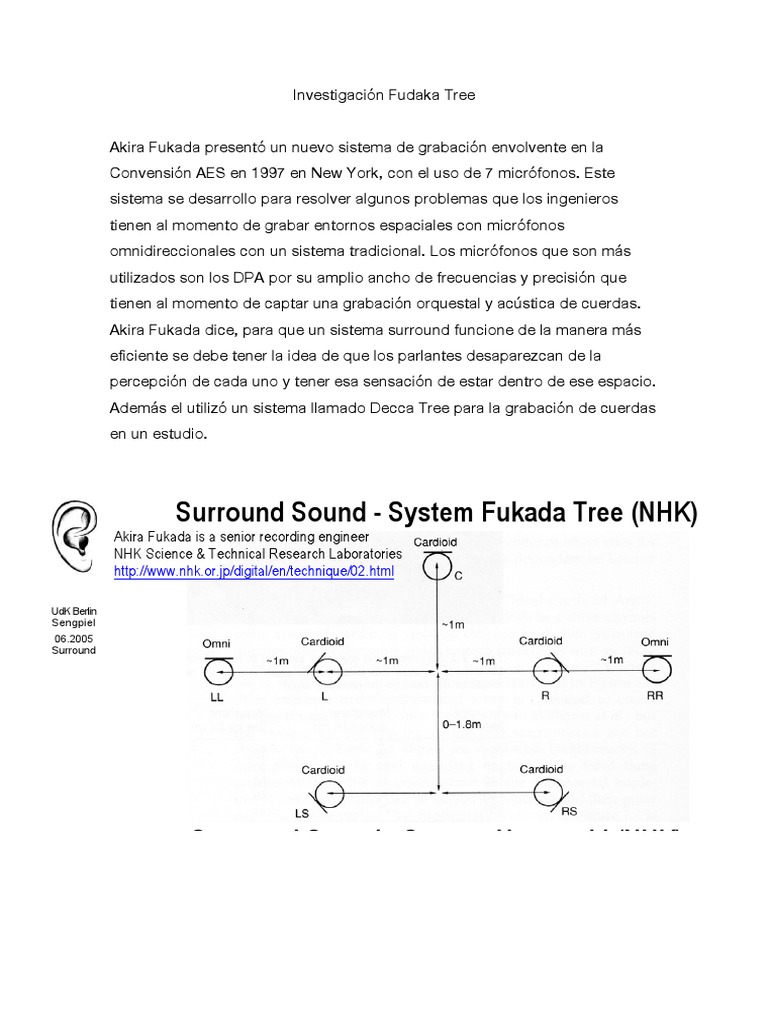 Sistema de Grabación Fukada Tree | PDF