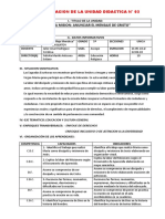 III Unidad de Aprendizaje - 5º Grado - 2018