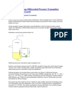 Menentukan Range Differential Pressure Transmitter Untuk Mengukur