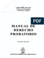 BELM-9208 (Manual de Derecho Probatorio - Parra)