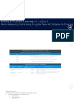Surveying n4 Measuring Instruments. Irregular Areas and Obstacles To Chain Surveying