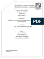 Aislamiento y purificación de DNA por perclorato de sodio y electroforesis