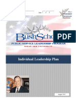 PSLP Individual Leadership Plan 2015-16