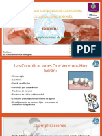 Complicaciones de La Extracción Dental